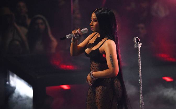 Nicki Minaj performs onstage during the 2023 MTV Video Music Awards at Prudential Center on September 12, 2023 in Newark, New Jersey. Photo: Jeremy Smith imageSPACE MediaPunch Copyright: ximageSPACEx