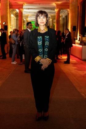 Mersedeh Shahinkar (iranische Aktivistin), M100 Sanssouci Colloquium - Verleihung des M100 Media Award am 14. September 2023, 14.9.2023, Orangerie Sanssouci, Park Sanssouci, Potsdam, Brandenburg, Deutschland