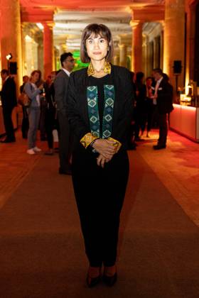 Mersedeh Shahinkar (iranische Aktivistin), M100 Sanssouci Colloquium - Verleihung des M100 Media Award am 14. September 2023, 14.9.2023, Orangerie Sanssouci, Park Sanssouci, Potsdam, Brandenburg, Deutschland
