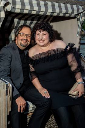 Award - Deutscher Schauspielpreis 2023 Meltem Kaptan mit Ehemann Daniel Holl bei der Verleihung Deutscher Schauspielpreis 2023 im Spindler und Klatt am 15.09.2023 in Berlin. Copyright: xEventpressxKochanx