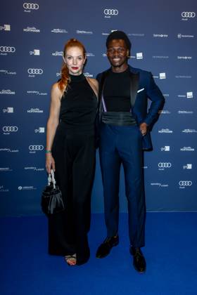 Award - Deutscher Schauspielpreis 2023 Pheline Roggan und Bless Amada bei der Verleihung Deutscher Schauspielpreis 2023 im Spindler und Klatt am 15.09.2023 in Berlin. Copyright: xEventpressxKochanx