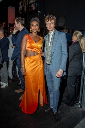 Award - Deutscher Schauspielpreis 2023 Victoire Laly und Julius Feldmeier bei der Verleihung Deutscher Schauspielpreis 2023 im Spindler und Klatt am 15.09.2023 in Berlin. Copyright: xEventpressxKochanx