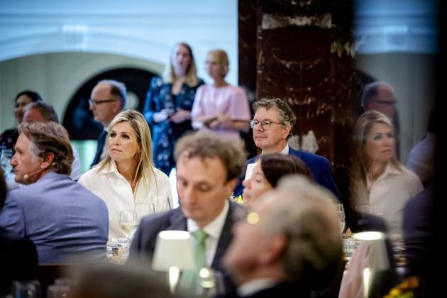 AMSTERDAM - Queen Maxima during the winners dinner of the King Willem I Prizes. The winners dinner marks the start of registrations for the biennial business awards. ANP ROBIN VAN LONKHUIJSEN netherlands out - belgium out  Copyright: xx x478786189x originalFilename: 478786189.jpg