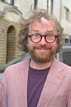 Comedian Friedemann Weise posiert bei der Vorstellung des Programm des Cologne Comedy Festival 2023. Deutschlands größtes Comedyfestival startet am 26.10.2023