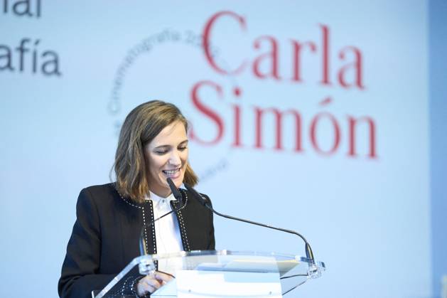 San Sebastian Festival - Carla Simon Receives National Cinematography Award Carla Simon receives the National Cinematography Award during 71st San Sebastian International Film Festival at Tabakalera cultural center on September 23, 2023 in Donostia San Sebastian, Spain Photo by ABACAPRESS.COM Donostia San Sebastian Euskadi Spain  Copyright: xABACAx 868944_015 ABACAx 868944_015