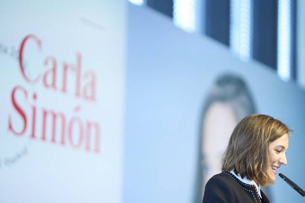 San Sebastian Festival - Carla Simon Receives National Cinematography Award Carla Simon receives the National Cinematography Award during 71st San Sebastian International Film Festival at Tabakalera cultural center on September 23, 2023 in Donostia San Sebastian, Spain Photo by ABACAPRESS.COM Donostia San Sebastian Euskadi Spain  Copyright: xABACAx 868944_016 ABACAx 868944_016