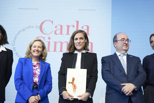 San Sebastian Festival - Carla Simon Receives National Cinematography Award Carla Simon receives the National Cinematography Award during 71st San Sebastian International Film Festival at Tabakalera cultural center on September 23, 2023 in Donostia San Sebastian, Spain Photo by ABACAPRESS.COM Donostia San Sebastian Euskadi Spain  Copyright: xABACAx 868944_025 ABACAx 868944_025