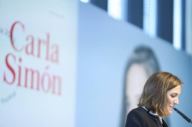 September 23, 2023, Madrid, Madrid, Spain: Carla Simon receives the National Cinematography Award during 71st San Sebastian International Film Festival at Tabakalera cultural center on September 23, 2023 in Donostia San Sebastian, Spain Madrid Spain - ZUMAg15_ 20230923_zaf_g15_050 Copyright: xJackxAbuinx