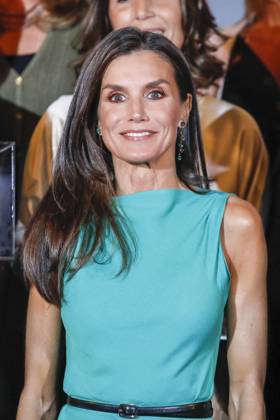 Queen Letizia Presents The Retina Eco Awards - Madrid Queen Letizia of Spain attends the presentation of the Retina Eco 2023 Awards held at the Royal Tapestry Factory Foundation, on September 25, 2023, in Madrid, Spain. The Retina Eco 2023 Awards are organized by PRISA Media in collaboration with Capgemini and recognize the most outstanding projects for their innovation, impact on sustainability and the fight against climate change, technology and other environmental or social aspects related to the United Nations Sustainable Development Goals. Photo by Archie Andrews ABACAPRESS.COM Madrid Spain  Copyright: xAndrewsxArchie ABACAx 869201_015 AndrewsxArchie ABACAx 869201_015