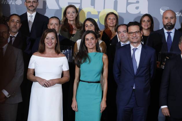 25-09-2023 Madrid Queen Letizia of Spain attends the presentation of the Retina Eco 2023 Awards held at the Royal Tapestry Factory Foundation in Madrid, Spain. The Retina Eco 2023 Awards are organized by PRISA Media in collaboration with Capgemini and recognize the most outstanding projects for their innovation, impact on sustainability and the fight against climate change, technology and other environmental or social aspects related to the United Nations Sustainable Development Goals. No Spain Â  Copyright: xPPEx