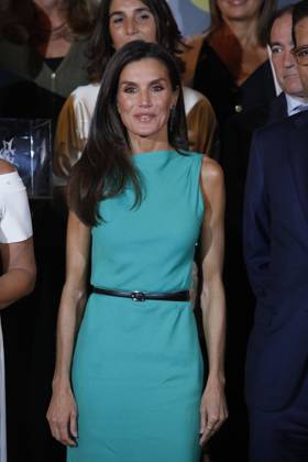 25-09-2023 Madrid Queen Letizia of Spain attends the presentation of the Retina Eco 2023 Awards held at the Royal Tapestry Factory Foundation in Madrid, Spain. The Retina Eco 2023 Awards are organized by PRISA Media in collaboration with Capgemini and recognize the most outstanding projects for their innovation, impact on sustainability and the fight against climate change, technology and other environmental or social aspects related to the United Nations Sustainable Development Goals. No Spain  Copyright: xPPEx