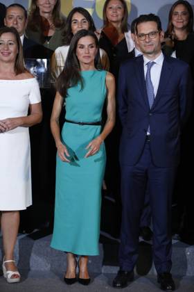 25-09-2023 Madrid Queen Letizia of Spain attends the presentation of the Retina Eco 2023 Awards held at the Royal Tapestry Factory Foundation in Madrid, Spain. The Retina Eco 2023 Awards are organized by PRISA Media in collaboration with Capgemini and recognize the most outstanding projects for their innovation, impact on sustainability and the fight against climate change, technology and other environmental or social aspects related to the United Nations Sustainable Development Goals. No Spain  Copyright: xPPEx