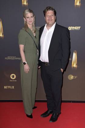 Dorothea Jacob und Arnim Butzen bei der Verleihung des Deutschen Fernsehpreises 2023 - Die Nacht der Kreativen in der Flora Köln. Köln, 27.09.2023