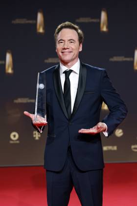 Schauspieler Michael Bully Herbig bei der Gala des Deutschen Fernsehpreis 2023 im Coloneum. Herbig ist Träger des Ehrenpreis der Stifter 2023. Köln, 28.09.2023 NRW Deutschland Copyright: xChristophxHardtx