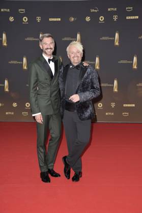Jochen Schropp und Ross Antony bei der Verleihung des Deutschen Fernsehpreises in Koeln 28.09. 2023