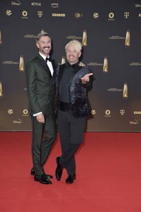 Jochen Schropp und Ross Antony bei der Verleihung des Deutschen Fernsehpreises in Koeln 28.09. 2023
