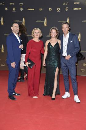 Till Nassif ,Claudia von Brauchitsch, Anna Planken und Sven Lorig bei der Verleihung des Deutschen Fernsehpreises in Koeln 28.09. 2023