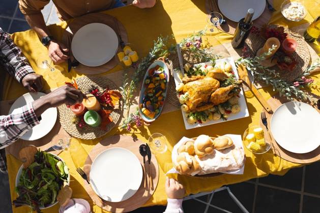 Happy diverse male and female friends serving thanksgiving celebration meal in sunny garden Happy diverse male and female friends serving thanksgiving celebration meal in sunny garden. Celebration, friendship, patriotism, american culture and tradition, unaltered., model released, , property released, Cape Town, South Africa, 07.09.2023, 4193331.jpg, people,happy,diverse,male and female,friend,serving,thanksgiving,celebration,meal,sunny,garden,friendship,patriotism,american culture,tradition,unaltered,holiday,patriotic,dinner,fun,nation,young,lunch,happiness,together,beautiful,spring,summer,party,food,traditional,season,christmas,cheerful,decoration,flag,male,female,american,culture Mid Adult,Man,Male,Black,Mature Adult,White,Woman,Female,