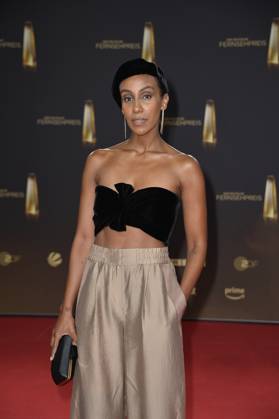 Hadnet Tesfai bei der Verleihung des Deutschen Fernsehpreises in Koeln 28.09. 2023