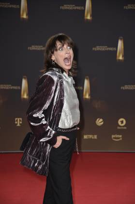 Anna Thalbach bei der Verleihung des Deutschen Fernsehpreises in Koeln 28.09. 2023