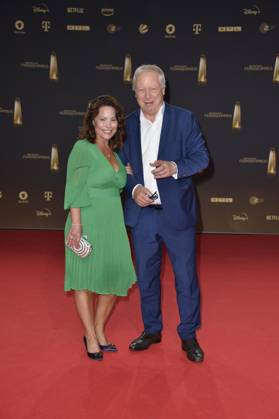 Tom Buhrow und Frau Daniela Boff bei der Verleihung des Deutschen Fernsehpreises in Koeln 28.09. 2023