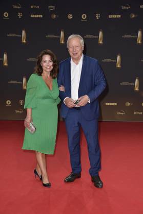 Tom Buhrow und Frau Daniela Boff bei der Verleihung des Deutschen Fernsehpreises in Koeln 28.09. 2023