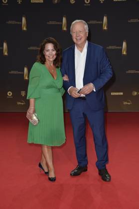 Tom Buhrow und Frau Daniela Boff bei der Verleihung des Deutschen Fernsehpreises in Koeln 28.09. 2023