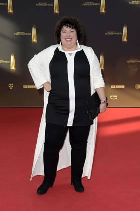 Meltem Kaptan bei der Verleihung des Deutschen Fernsehpreises 2023 in den MMC Studios. Köln, 28.09.2023