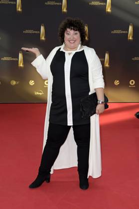 Meltem Kaptan bei der Verleihung des Deutschen Fernsehpreises 2023 in den MMC Studios. Köln, 28.09.2023