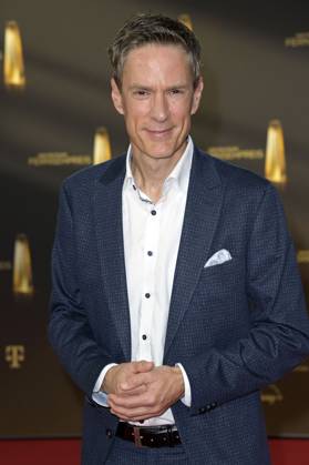 Sven Lorig bei der Verleihung des Deutschen Fernsehpreises 2023 in den MMC Studios. Köln, 28.09.2023