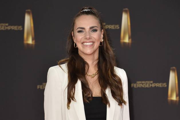 Esther Sedlaczek bei der Verleihung vom Deutschen Fernsehpreis am 28.09.2023 in Koeln Deutscher Fernsehpreis Verleihung 2023 in Koeln
