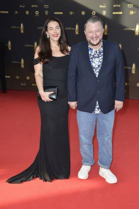 Madita van Huelsen und Sebastian Lege bei der Verleihung vom Deutschen Fernsehpreis am 28.09.2023 in Koeln Deutscher Fernsehpreis Verleihung 2023 in Koeln