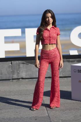 September 29, 2023, Madrid, Madrid, Spain: Venecia Franco attended Cerrar los ojos and Donostia Award Photocall during 71st San Sebastian International Film Festival at Kursaal Palace on September 29, 2023 in Donostia San Sebastian, Spain Madrid Spain - ZUMAg15_ 20230929_zaf_g15_083 Copyright: xJackxAbuinx