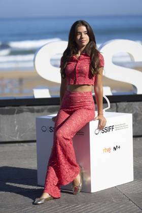 September 29, 2023, Madrid, Madrid, Spain: Venecia Franco attended Cerrar los ojos and Donostia Award Photocall during 71st San Sebastian International Film Festival at Kursaal Palace on September 29, 2023 in Donostia San Sebastian, Spain Madrid Spain - ZUMAg15_ 20230929_zaf_g15_087 Copyright: xJackxAbuinx