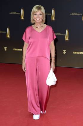 Ilka Eßmüller bei der Verleihung des Deutschen Fernsehpreises 2023 in den MMC Studios. Köln, 28.09.2023