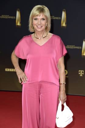 Ilka Eßmüller bei der Verleihung des Deutschen Fernsehpreises 2023 in den MMC Studios. Köln, 28.09.2023