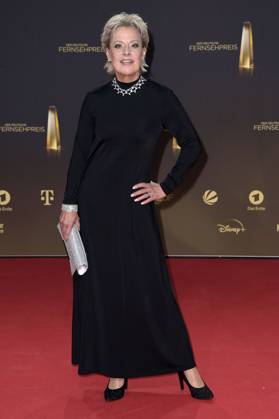 Tanja Schumann bei der Verleihung des Deutschen Fernsehpreises 2023 in den MMC Studios. Köln, 28.09.2023