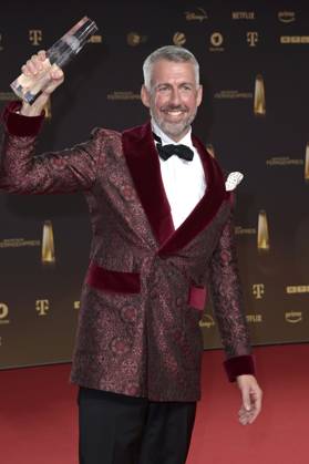 Sebastian Pufpaff bei der Verleihung des Deutschen Fernsehpreises 2023 in den MMC Studios. Köln, 28.09.2023