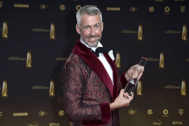 Sebastian Pufpaff bei der Verleihung des Deutschen Fernsehpreises 2023 in den MMC Studios. Köln, 28.09.2023