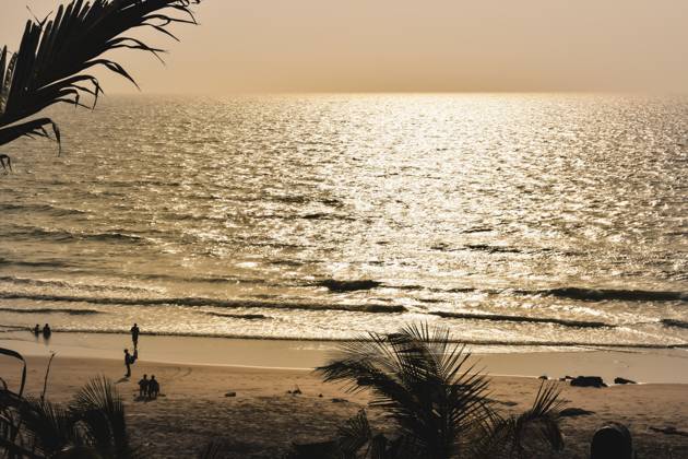 Panorama landscape view of a beautiful tropical sea beach in sunset time during christmas holiday. ( MUMBAI, MAHARASTRA, INDIA). Travel vacation and holiday concept. , 27404338.jpg, silhouette, vacation, sunrise, resort, summer, sun, sky, paradise, palm-tree, travel, coconut, orange, nature, exotic, dusk, trees, yellow, island, ocean, evening, background, light, twilight, sunlight, scenery, tranquil, scene, water, leaf, sundown, golden, caribbean, maldives, tropic, coastal-sand, thailand, holiday, colorful, shore-coast, asia, lagoon, miami, hawaii, islands, bali, morning, lucia, bahamas, jamaica, wave, RECORD DATE NOT STATED