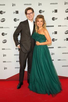 Vikingur Olafsson und Anne Sophie Mutter bei der Opus Klassik 2023 Verleihung am 8.10.2023 in Berlin Opus Klassik 2023 in Berlin
