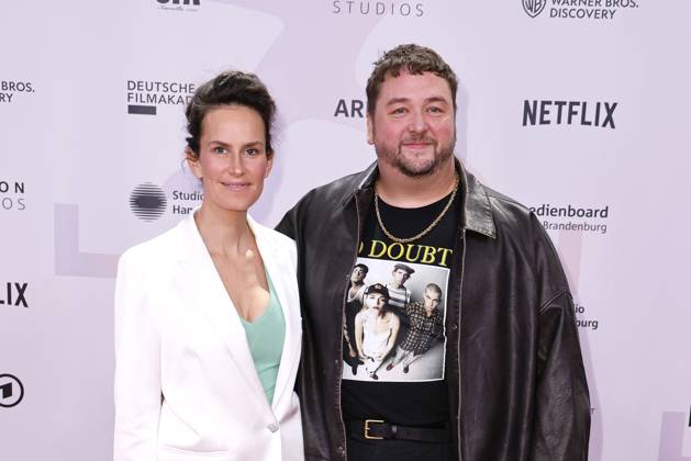 Saralisa Volm und Daniel Zillmann bei der Verleihung der First Steps Awards am 8.10.2023 in Berlin First Steps Awards 2023 in Berlin
