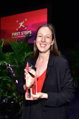 First Steps Award 2023 Caroline Spreitzenbart, MIchael-Ballhaus-Preis, Kameraabsolventin Ankunft zum First Steps Award im Stage Theater des Westens heißt es ãBühne frei!Ò für Deutschlands talentierteste NachwuchsfilmschaffendeF in Berlin, am 08.10.2023
