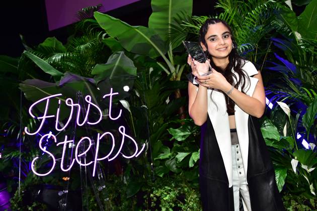 First Steps Award 2023 Götz-George-Nachwuchspreis, Bayan Layla. als beste Nachwuchsschauspielerin ausgezeichnet First Steps Award im Stage Theater des Westens heißt es Bühne frei! für Deutschlands talentierteste NachwuchsfilmschaffendeF in Berlin, am 08.10.2023