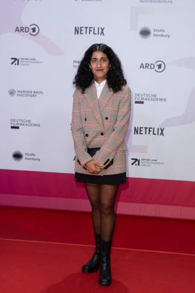 Award - First Steps 2023 Banafshe Hourmazdi beim First Steps Award im Stage Theater des Westens am 09.10.2023 in Berlin. Copyright: xEventpressxKochanx