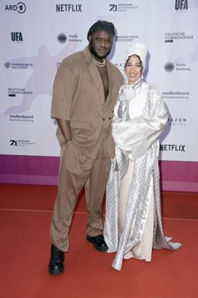 Prince Kuhlmann und Tua El-Fawwal bei der 24. Verleihung der First Steps Awards im Theater des Westens. Berlin, 08.10.2023