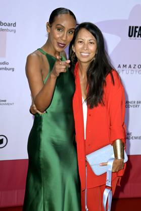 Hadnet Tesfai und Minh-Khai Phan-Thi bei der 24. Verleihung der First Steps Awards im Theater des Westens. Berlin, 08.10.2023