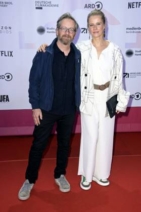 Fabian Busch und Susanne Bormann bei der 24. Verleihung der First Steps Awards im Theater des Westens. Berlin, 08.10.2023