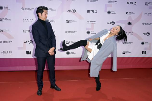 Yung Ngo und Trang Le Hong bei der 24. Verleihung der First Steps Awards im Theater des Westens. Berlin, 08.10.2023