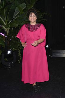 Sara Fazilat bei der Aftershow-Party nach der 24. Verleihung der First Steps Awards im Theater des Westens. Berlin, 08.10.2023